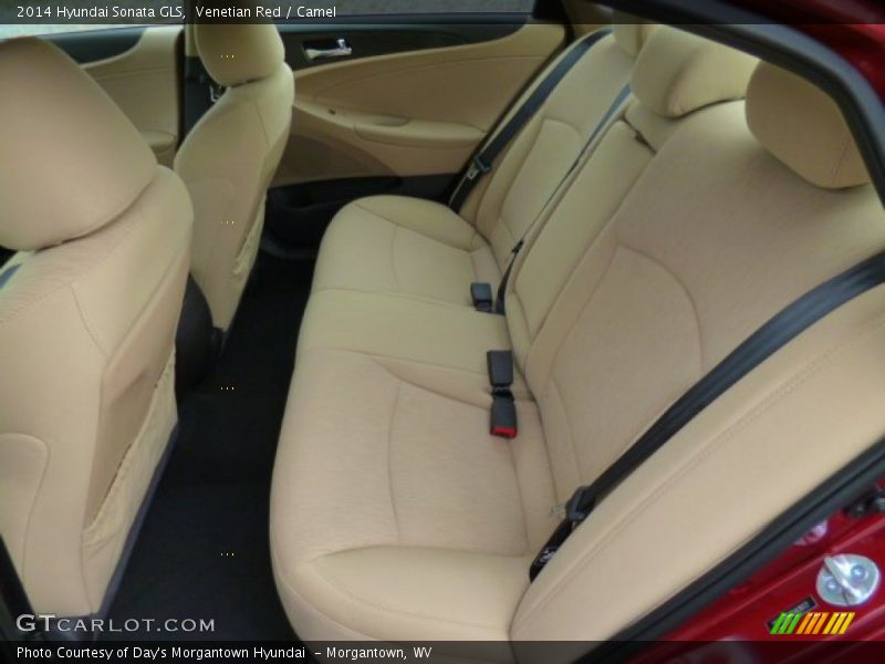 Venetian Red / Camel 2014 Hyundai Sonata GLS