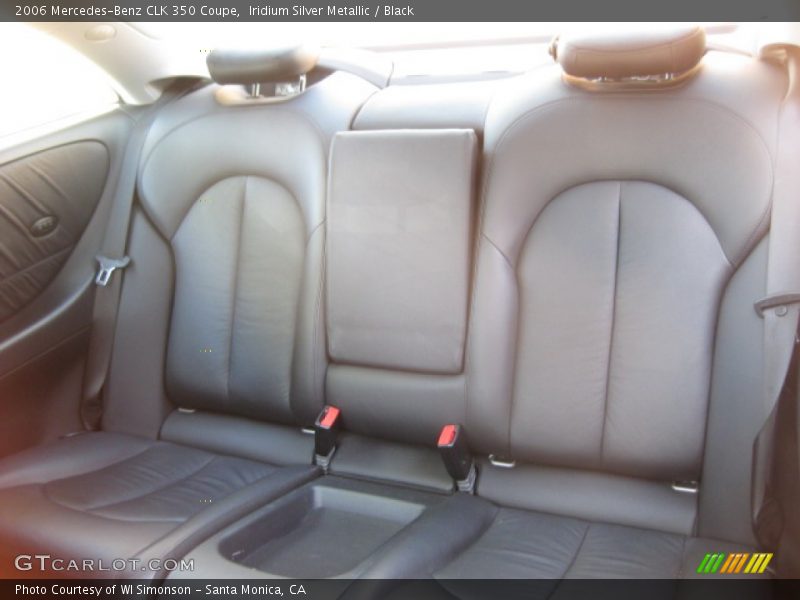 Iridium Silver Metallic / Black 2006 Mercedes-Benz CLK 350 Coupe
