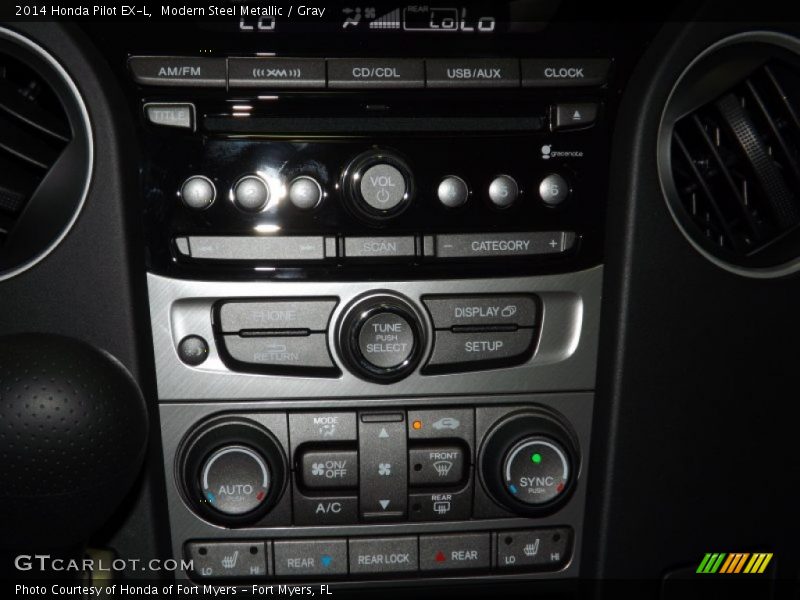 Modern Steel Metallic / Gray 2014 Honda Pilot EX-L