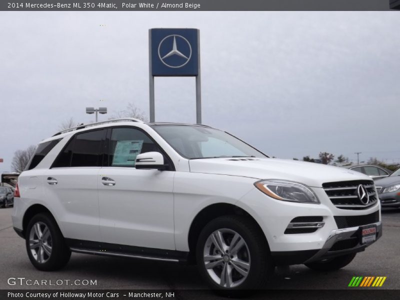 Polar White / Almond Beige 2014 Mercedes-Benz ML 350 4Matic