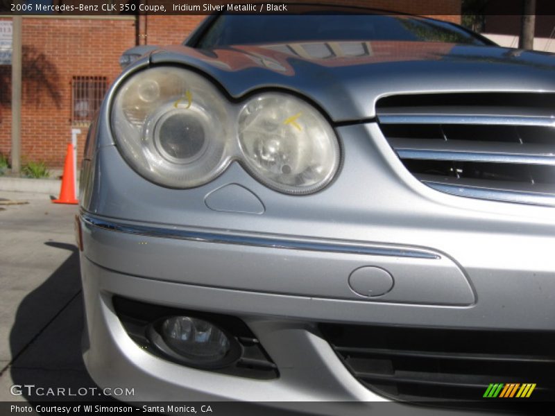 Iridium Silver Metallic / Black 2006 Mercedes-Benz CLK 350 Coupe