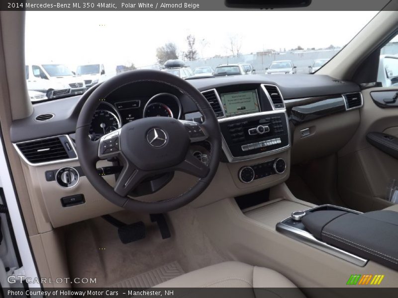 Polar White / Almond Beige 2014 Mercedes-Benz ML 350 4Matic