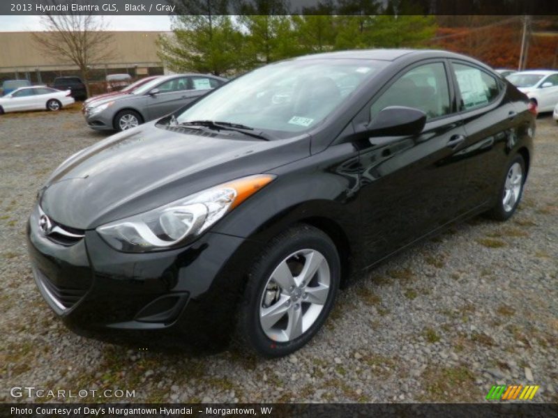 Black / Gray 2013 Hyundai Elantra GLS