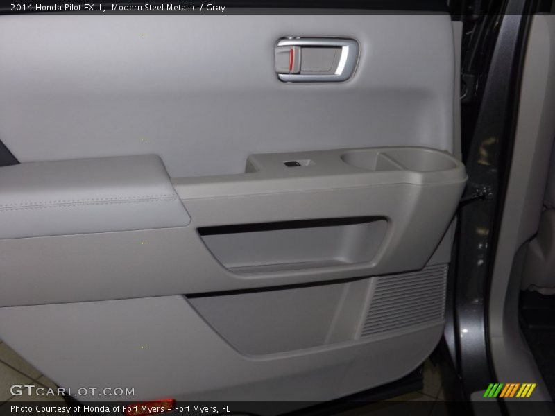Modern Steel Metallic / Gray 2014 Honda Pilot EX-L