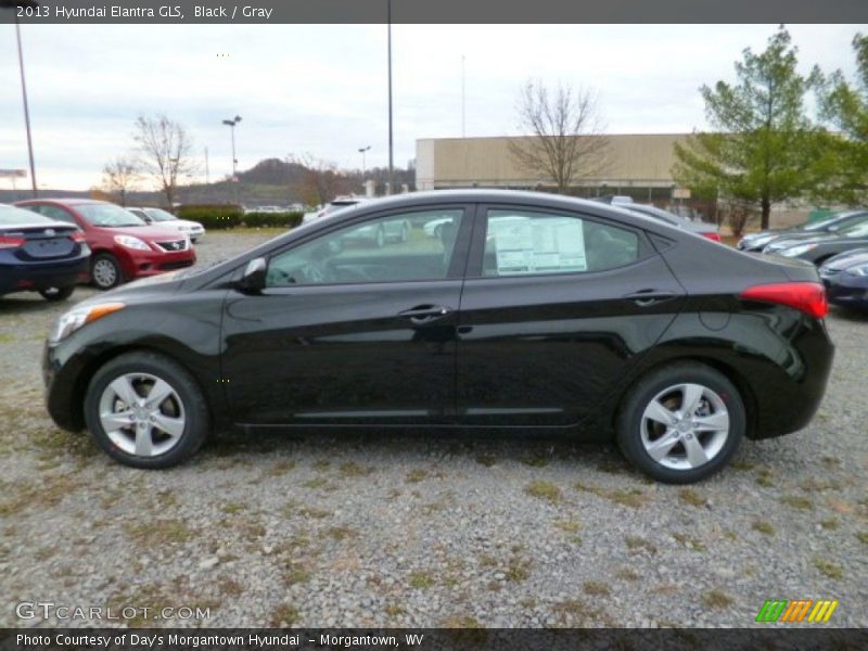 Black / Gray 2013 Hyundai Elantra GLS