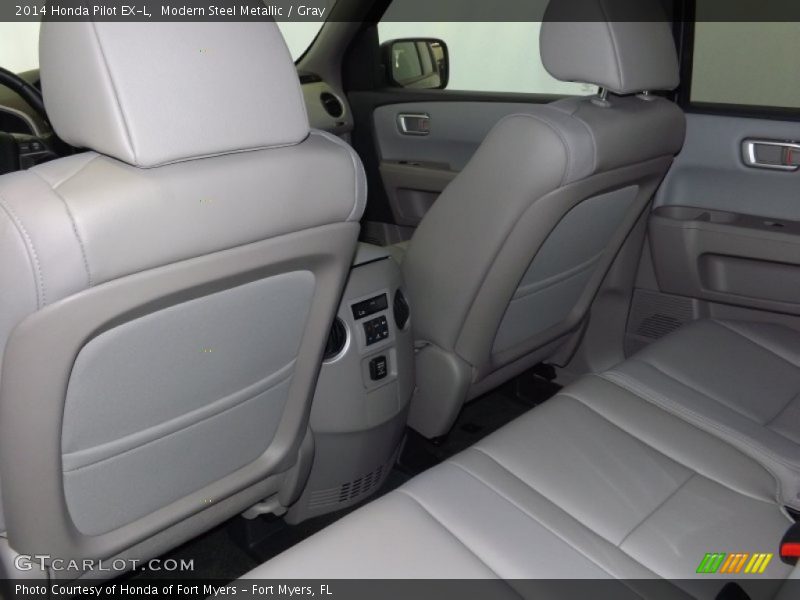 Modern Steel Metallic / Gray 2014 Honda Pilot EX-L