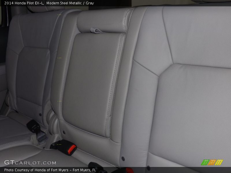 Modern Steel Metallic / Gray 2014 Honda Pilot EX-L
