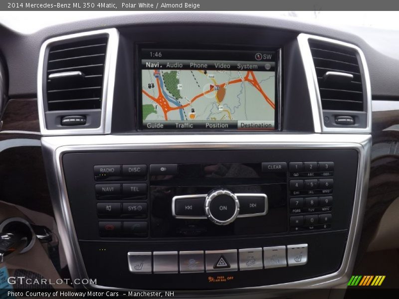 Polar White / Almond Beige 2014 Mercedes-Benz ML 350 4Matic