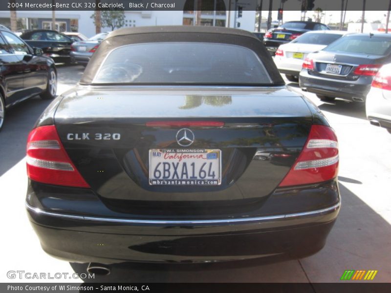Black / Charcoal 2004 Mercedes-Benz CLK 320 Cabriolet