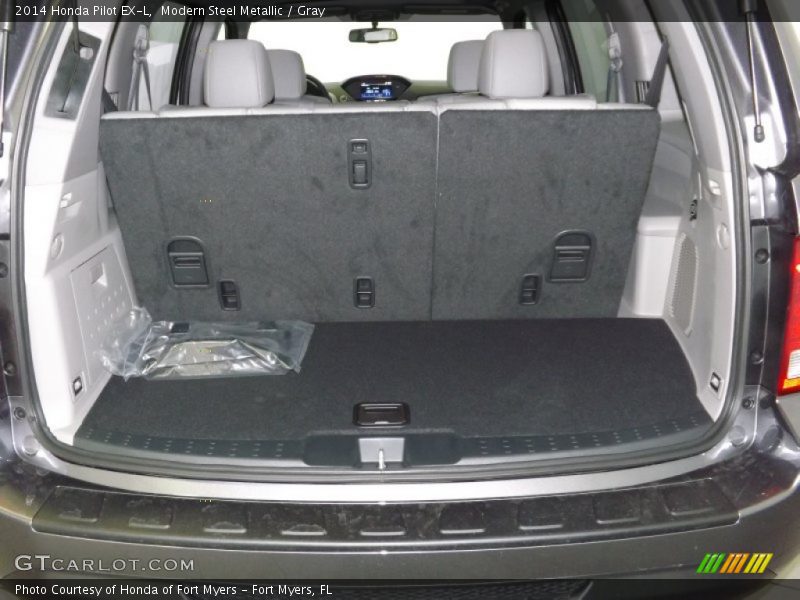 Modern Steel Metallic / Gray 2014 Honda Pilot EX-L