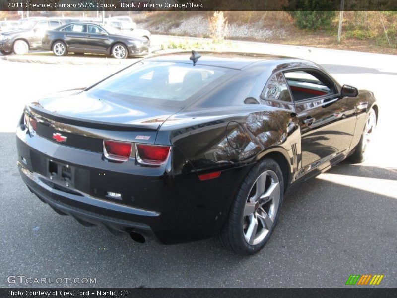 Black / Inferno Orange/Black 2011 Chevrolet Camaro SS/RS Coupe