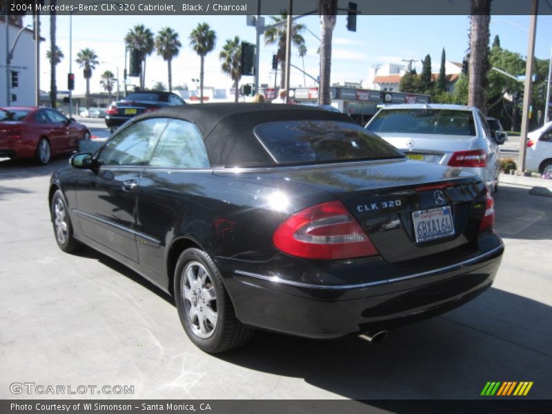 Black / Charcoal 2004 Mercedes-Benz CLK 320 Cabriolet