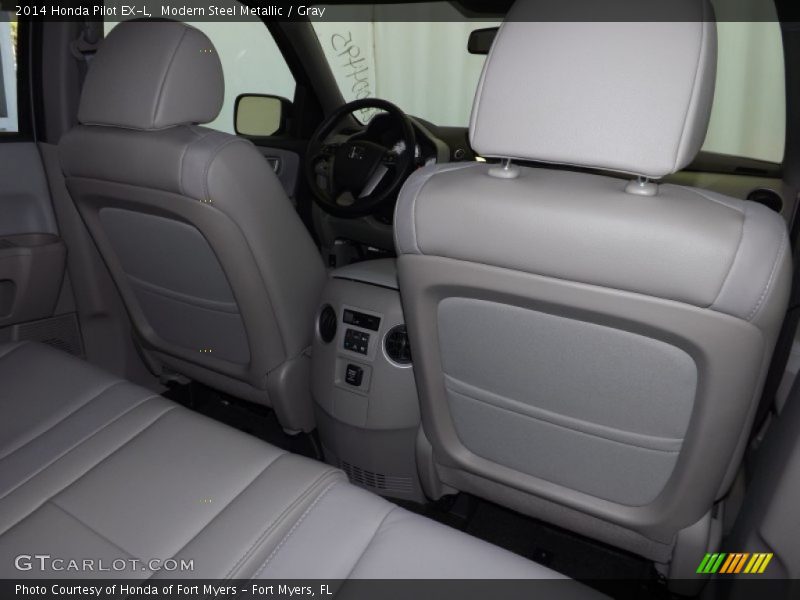 Modern Steel Metallic / Gray 2014 Honda Pilot EX-L
