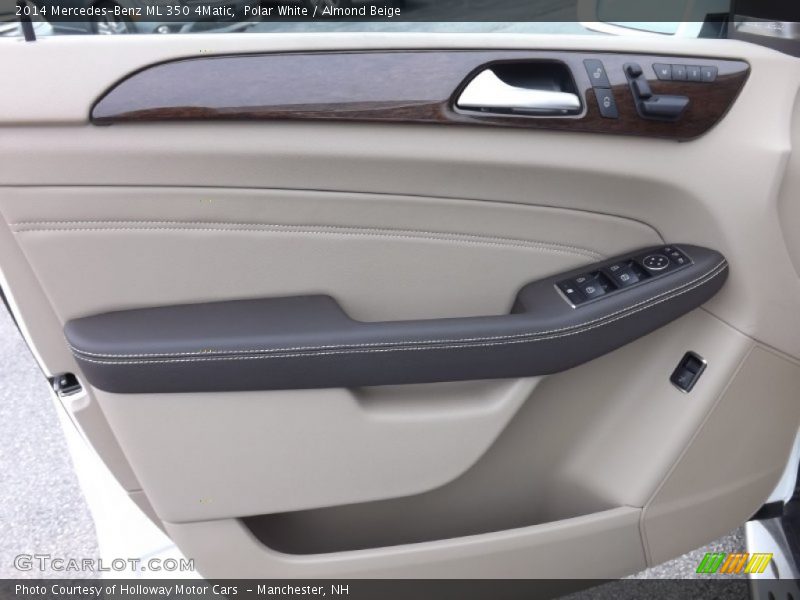 Polar White / Almond Beige 2014 Mercedes-Benz ML 350 4Matic