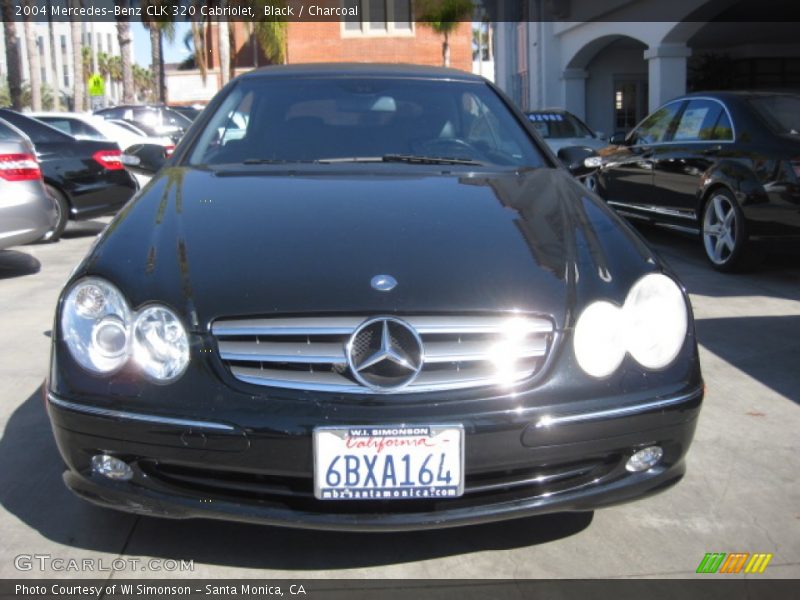 Black / Charcoal 2004 Mercedes-Benz CLK 320 Cabriolet