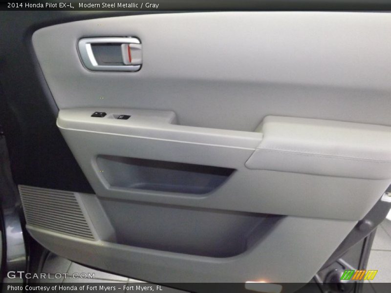 Modern Steel Metallic / Gray 2014 Honda Pilot EX-L