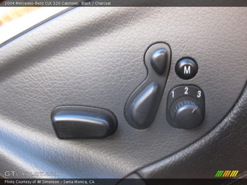 Black / Charcoal 2004 Mercedes-Benz CLK 320 Cabriolet