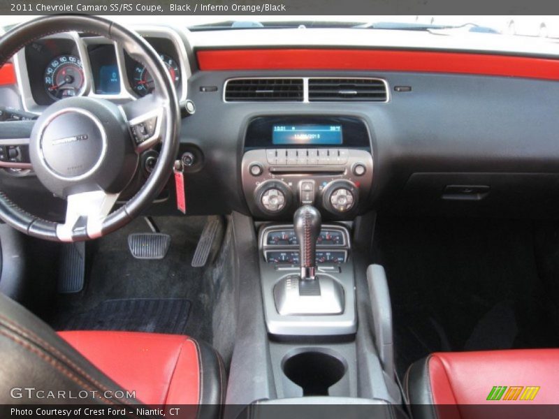 Black / Inferno Orange/Black 2011 Chevrolet Camaro SS/RS Coupe