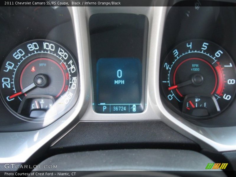 Black / Inferno Orange/Black 2011 Chevrolet Camaro SS/RS Coupe