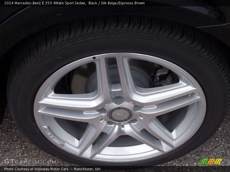 Black / Silk Beige/Espresso Brown 2014 Mercedes-Benz E 350 4Matic Sport Sedan
