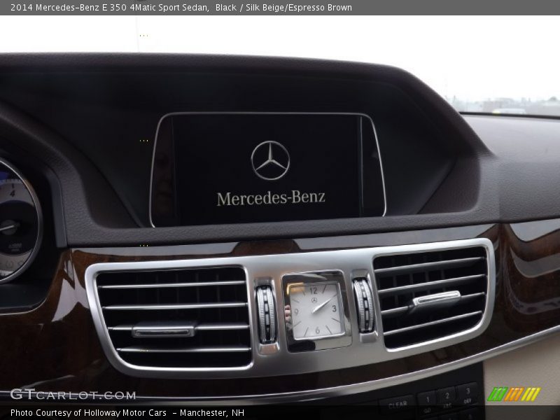 Black / Silk Beige/Espresso Brown 2014 Mercedes-Benz E 350 4Matic Sport Sedan