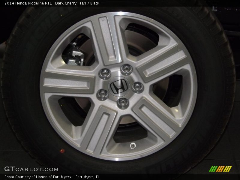Dark Cherry Pearl / Black 2014 Honda Ridgeline RTL