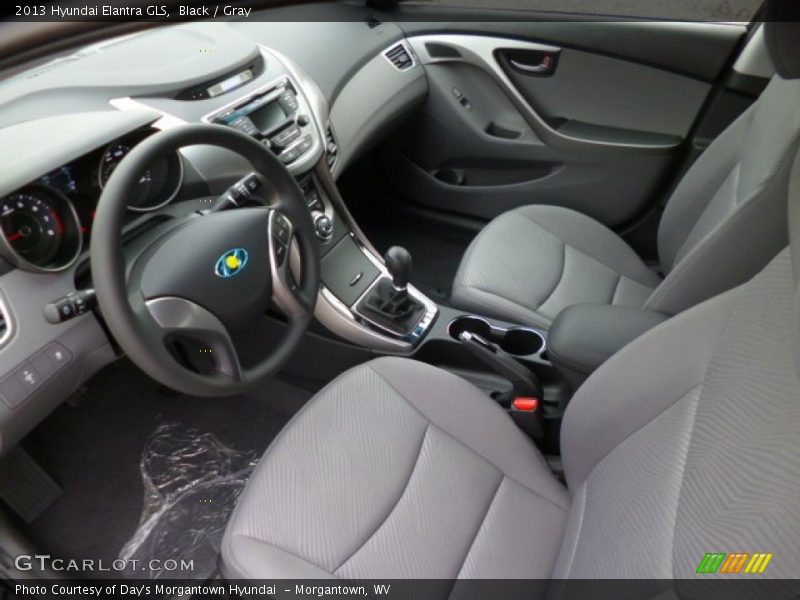 Black / Gray 2013 Hyundai Elantra GLS