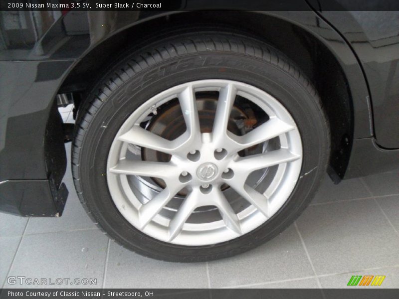 Super Black / Charcoal 2009 Nissan Maxima 3.5 SV