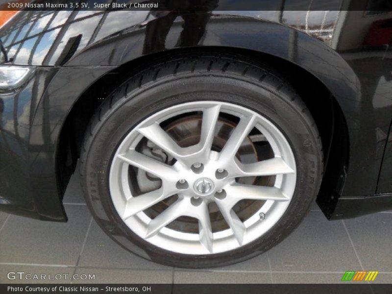 Super Black / Charcoal 2009 Nissan Maxima 3.5 SV