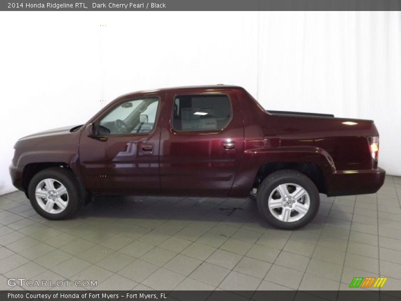 Dark Cherry Pearl / Black 2014 Honda Ridgeline RTL