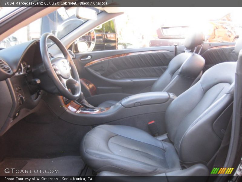 Black / Charcoal 2004 Mercedes-Benz CLK 320 Cabriolet