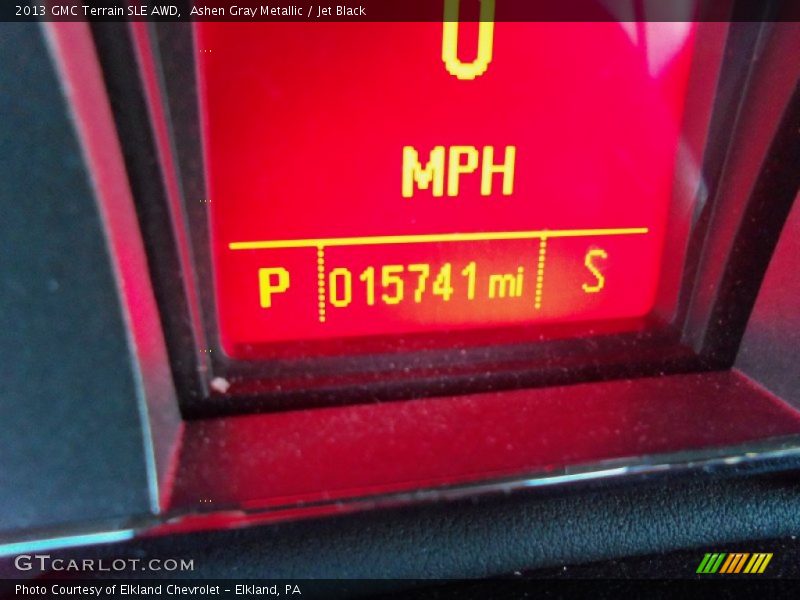 Ashen Gray Metallic / Jet Black 2013 GMC Terrain SLE AWD