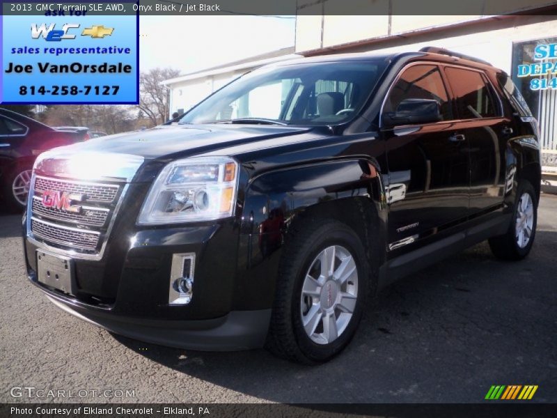 Onyx Black / Jet Black 2013 GMC Terrain SLE AWD