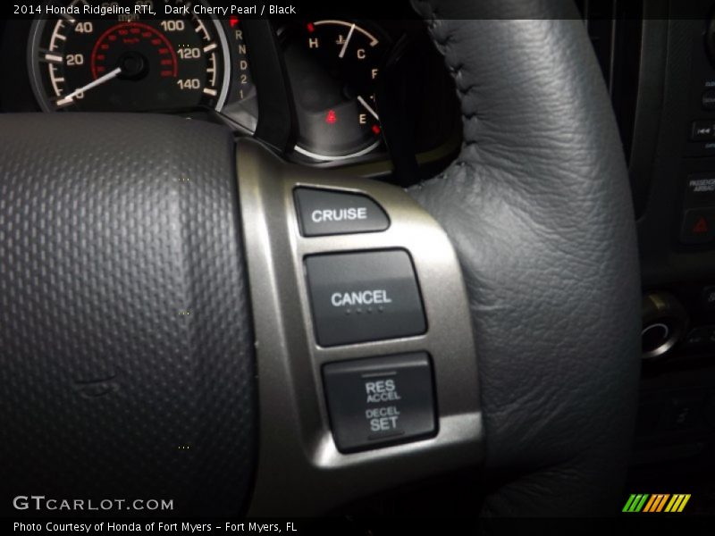 Dark Cherry Pearl / Black 2014 Honda Ridgeline RTL