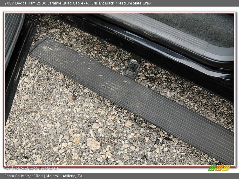 Brilliant Black / Medium Slate Gray 2007 Dodge Ram 2500 Laramie Quad Cab 4x4
