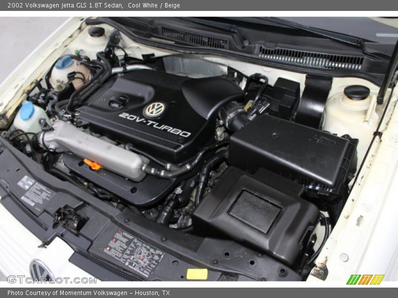 Cool White / Beige 2002 Volkswagen Jetta GLS 1.8T Sedan