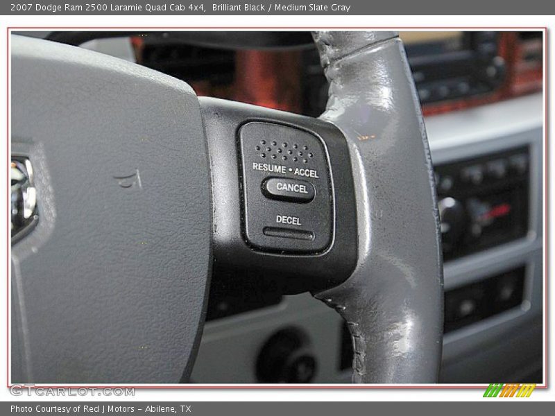 Brilliant Black / Medium Slate Gray 2007 Dodge Ram 2500 Laramie Quad Cab 4x4