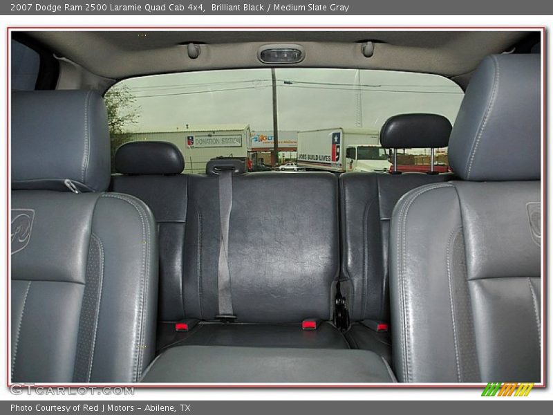 Brilliant Black / Medium Slate Gray 2007 Dodge Ram 2500 Laramie Quad Cab 4x4