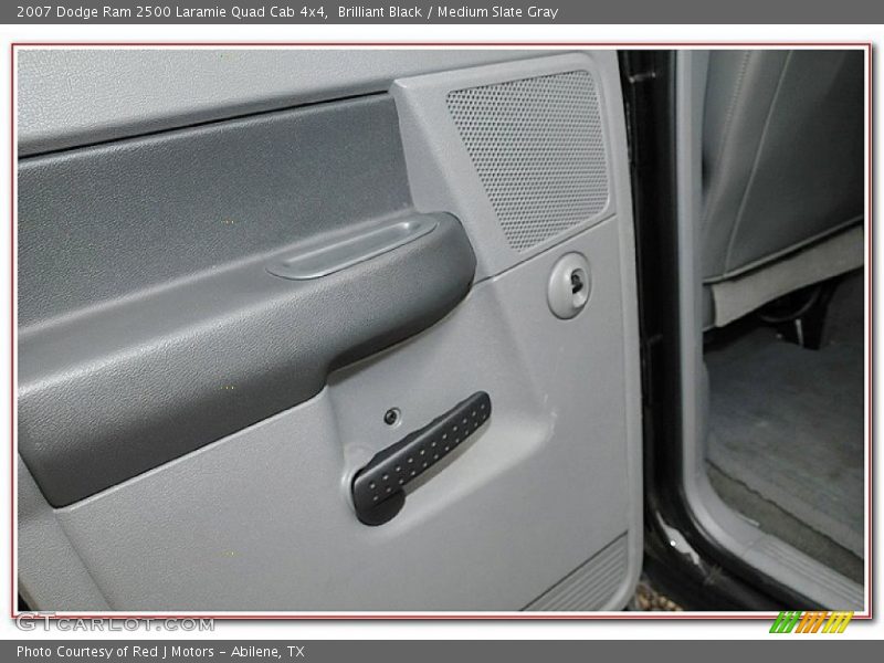 Brilliant Black / Medium Slate Gray 2007 Dodge Ram 2500 Laramie Quad Cab 4x4