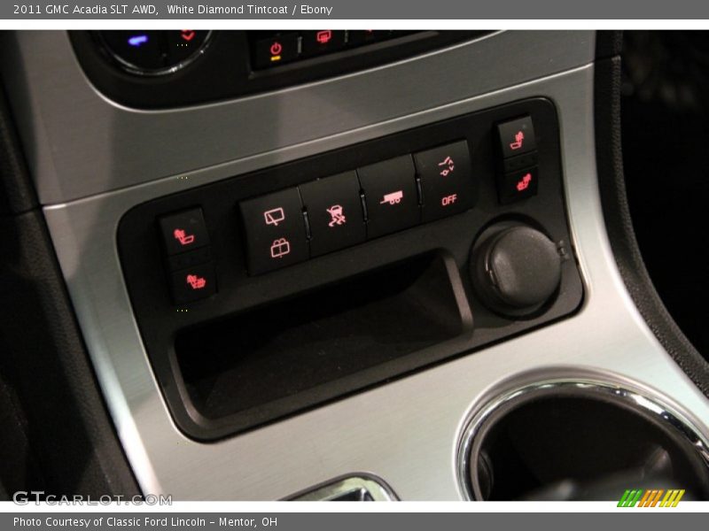 White Diamond Tintcoat / Ebony 2011 GMC Acadia SLT AWD