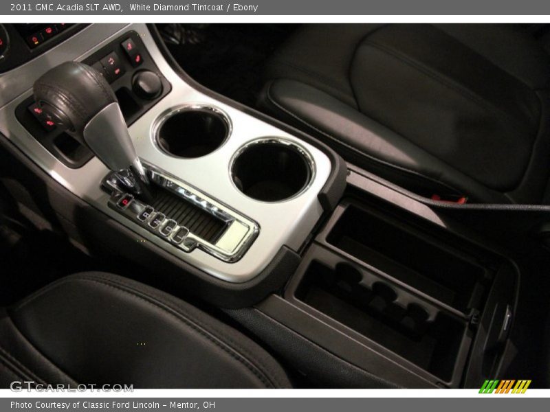 White Diamond Tintcoat / Ebony 2011 GMC Acadia SLT AWD