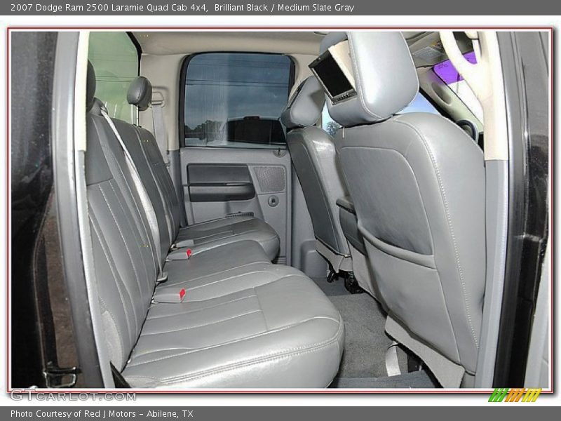 Brilliant Black / Medium Slate Gray 2007 Dodge Ram 2500 Laramie Quad Cab 4x4