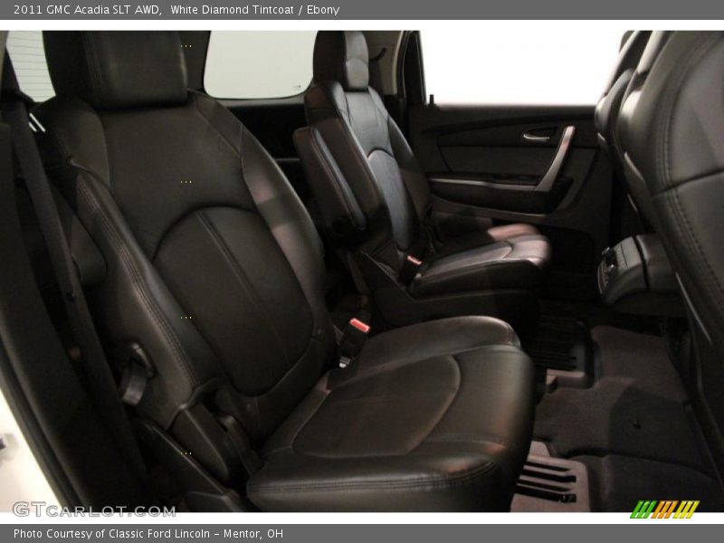 White Diamond Tintcoat / Ebony 2011 GMC Acadia SLT AWD