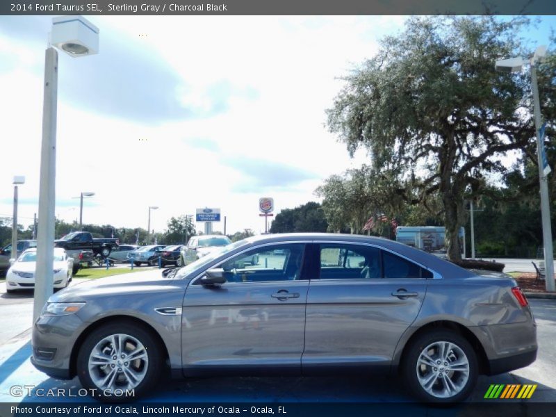 Sterling Gray / Charcoal Black 2014 Ford Taurus SEL