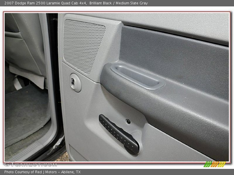 Brilliant Black / Medium Slate Gray 2007 Dodge Ram 2500 Laramie Quad Cab 4x4