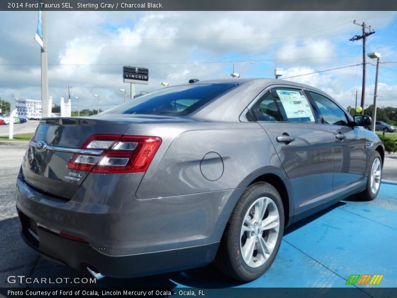Sterling Gray / Charcoal Black 2014 Ford Taurus SEL