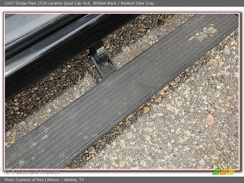 Brilliant Black / Medium Slate Gray 2007 Dodge Ram 2500 Laramie Quad Cab 4x4