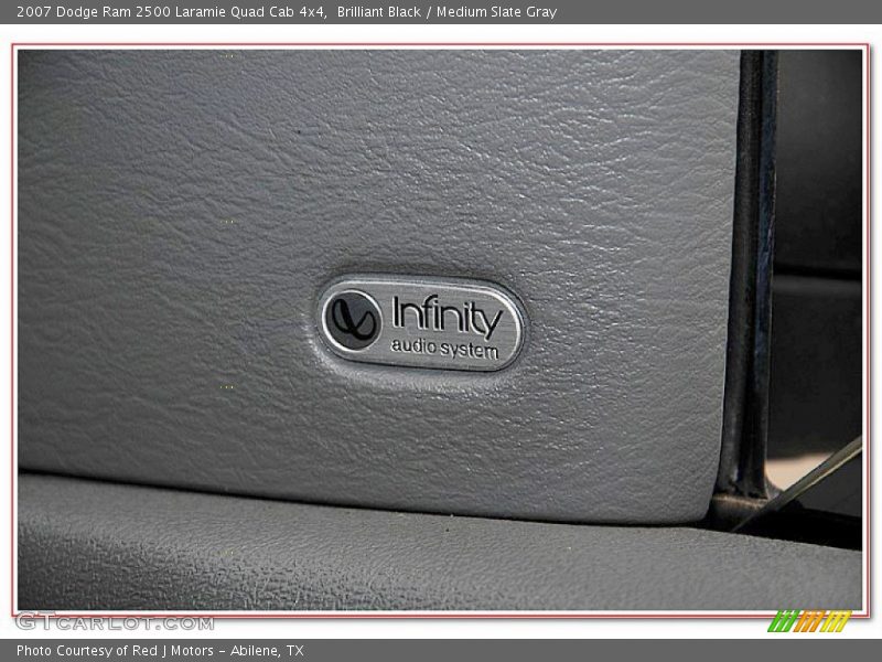 Brilliant Black / Medium Slate Gray 2007 Dodge Ram 2500 Laramie Quad Cab 4x4