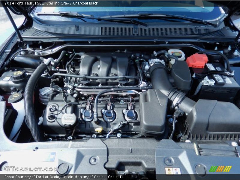 Sterling Gray / Charcoal Black 2014 Ford Taurus SEL