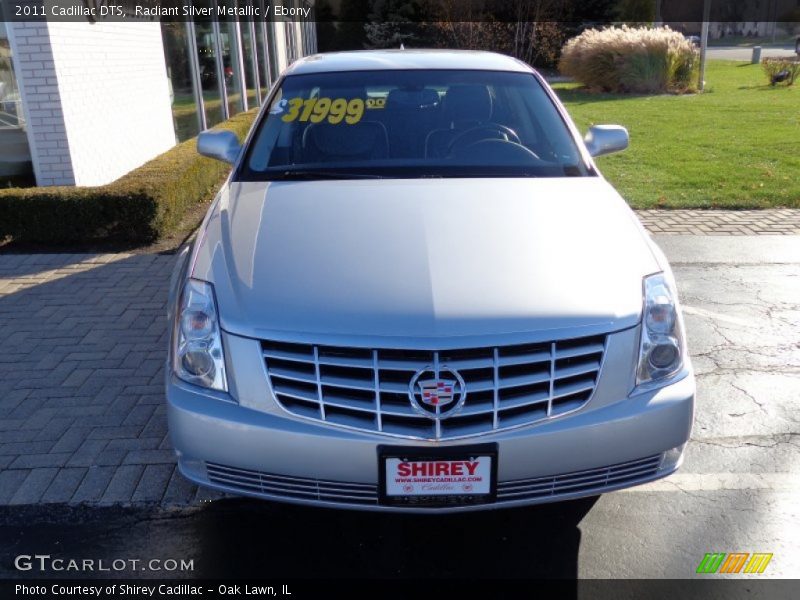 Radiant Silver Metallic / Ebony 2011 Cadillac DTS